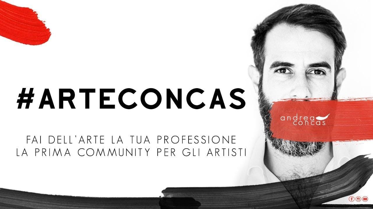 VUOI FARE DELL'ARTE LA TUA PROFESSIONE Scopri come con #ArteCONCAS Andrea Concas