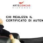 acr 39 certificato di autenticità opera d’arte