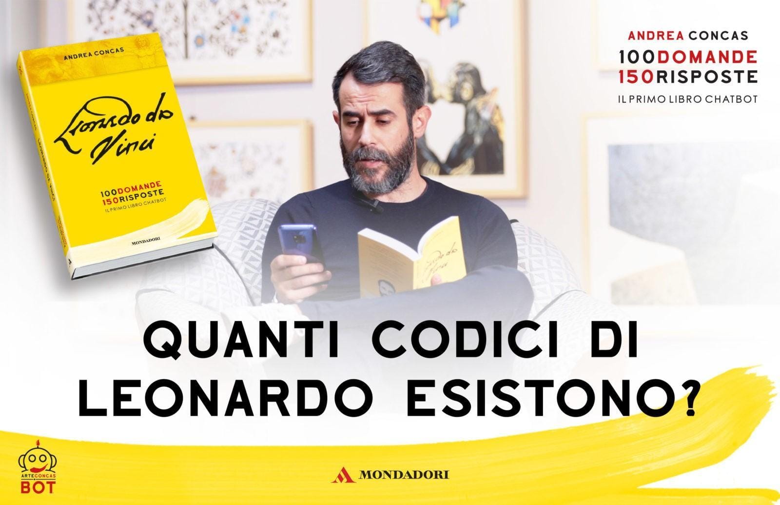 codici leonardo da vinci libro chatbot mondadori