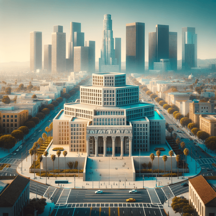 una vista del Museum of Contemporary Art (MOCA) - Los Angeles