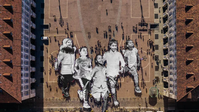 JR, Déplacé-e-s, Torino, © JR.