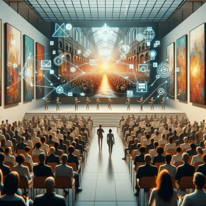 L'arte interattiva sta rivoluzionando il modo in cui il pubblico partecipa all'arte, trasformando i visitatori da semplici osservatori a partecipanti attivi. Questo cambiamento è dovuto all'introduzione di tecnologie digitali e interattive nelle opere d'arte, che permettono al pubblico di interagire con l'arte in modi nuovi e innovativi. Queste interazioni possono variare da semplici azioni, come toccare o muovere un oggetto, a complesse interazioni basate su realtà virtuale e aumentata. Questa nuova forma di partecipazione ha il potenziale di coinvolgere il pubblico in modo più profondo, creando un'esperienza d'arte più personale e significativa.