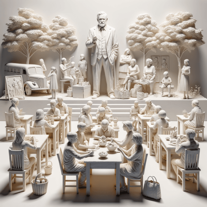 George Segal è stato un artista che ha lasciato un'impronta indelebile nel mondo dell'arte contemporanea. Conosciuto principalmente per le sue sculture in gesso che ritraggono scene di vita quotidiana George Segal è stato un artista che ha lasciato un'impronta indelebile nel mondo dell'arte contemporanea. Conosciuto principalmente per le sue sculture in gesso che ritraggono scene di vita quotidiana