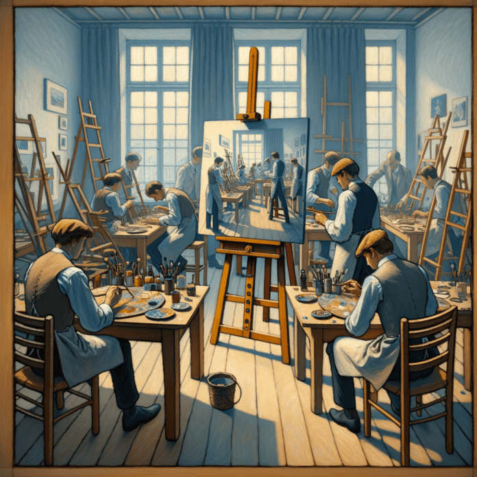 ispisrati a george Braque ì a lavoro Parigi suo studio ispisrati a george Braque ì a lavoro Parigi suo studio