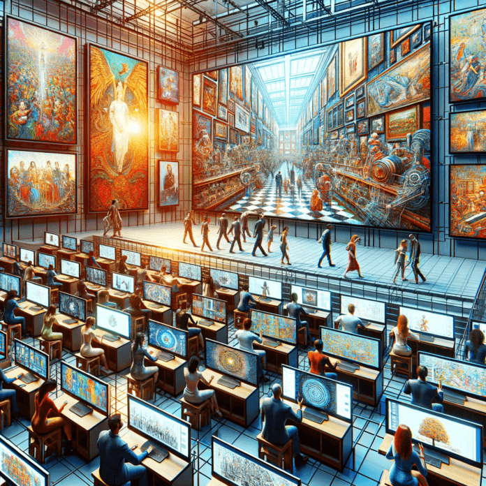 "Musei Virtuali e Accessibilità: Verso un Nuovo Modello di Fruizione" Esamina l'ascesa dei musei virtuali e delle gallerie online, discutendo come stanno rendendo l'arte più accessibile e sfidando i modelli tradizionali di esposizione e interazione con il pubblico.