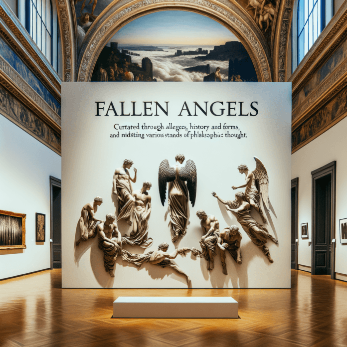 Curata da Arturo Galansino, Direttore Generale della Fondazione Palazzo Strozzi, "Angeli caduti" propone un percorso attraverso allegorie e forme che meditano sull'identità, la storia e diversi filoni del pensiero filosofico, utilizzando pittura, scultura, installazione e fotografia. Curata da Arturo Galansino, Direttore Generale della Fondazione Palazzo Strozzi, "Angeli caduti" propone un percorso attraverso allegorie e forme che meditano sull'identità, la storia e diversi filoni del pensiero filosofico, utilizzando pittura, scultura, installazione e fotografia.