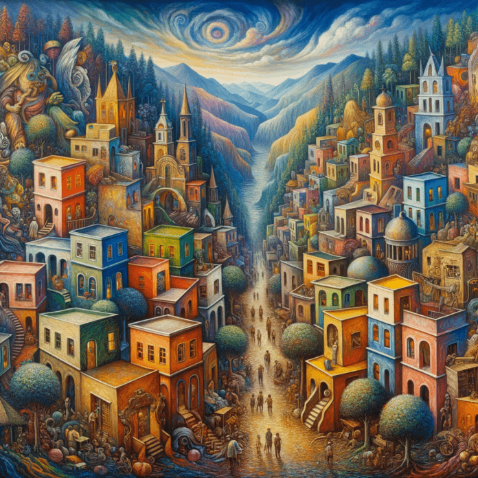 Gabriel García Márquez, premio Nobel per la letteratura nel 1982, è universalmente riconosciuto come uno dei massimi esponenti del realismo magico. Le sue opere, ambientate nel mitico villaggio di Macondo, sono un viaggio attraverso la storia, la cultura e le tradizioni dell'America Latina, dipinte con una vivacità e una poesia senza pari. Macondo diventa così lo specchio di una realtà in cui il magico e il quotidiano si fondono, riflettendo la complessità dell'esistenza umana.