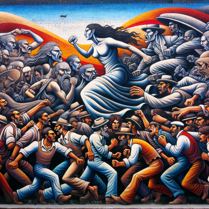 David Alfaro Siqueiros è stato uno dei protagonisti principali del movimento murale messicano, un movimento che ha visto l'arte come uno strumento di cambiamento sociale e politico. Attraverso i suoi murales, Siqueiros non solo ha decorato pareti ma ha anche trasmesso messaggi potenti di lotta e resistenza, influenzando generazioni di artisti e attivisti. I