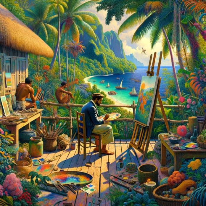 Scopri come Paul Gauguin abbia abbandonato la società europea per sviluppare il suo stile primitivo a Tahiti, creando opere vibranti ed esotiche che sfidavano le convenzioni artistiche contemporanee.