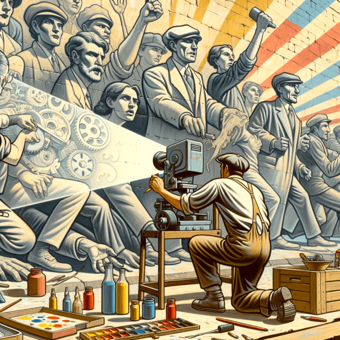 Siqueiros è noto per le sue tecniche innovative, tra cui l'uso di proiettori per trasferire disegni su grandi superfici e l'impiego di pitture industriali per resistere agli elementi esterni.