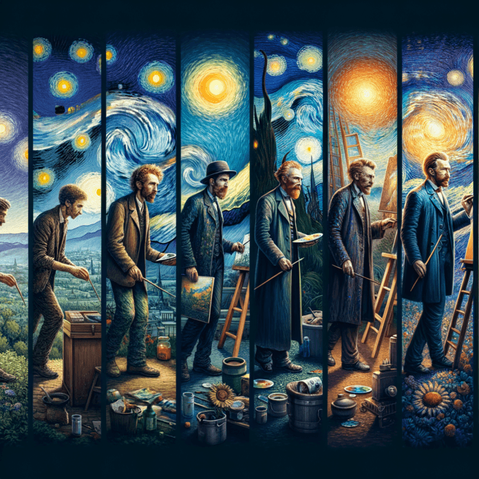 "7 Quadri di Van Gogh Che Mostrano la Sua Evoluzione Artistica" Esplora sette dipinti di Van Gogh che illustrano le tappe più importanti della sua evoluzione come artista. "7 Quadri di Van Gogh Che Mostrano la Sua Evoluzione Artistica" Esplora sette dipinti di Van Gogh che illustrano le tappe più importanti della sua evoluzione come artista.