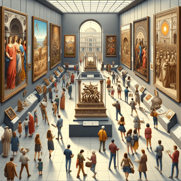 "Le 10 Mostre d'Arte Più Visitate del Decennio" Una classifica delle dieci mostre d'arte che hanno attratto il maggior numero di visitatori negli ultimi dieci anni. "Le 10 Mostre d'Arte Più Visitate del Decennio" Una classifica delle dieci mostre d'arte che hanno attratto il maggior numero di visitatori negli ultimi dieci anni.