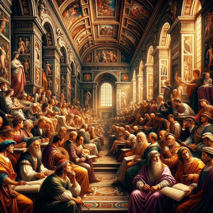 "Rinascimento: Gli Uomini e le Opere che hanno Reso Grande un'Epoca" Un approfondimento sugli artisti chiave e le opere che hanno definito il Rinascimento italiano. "Rinascimento: Gli Uomini e le Opere che hanno Reso Grande un'Epoca" Un approfondimento sugli artisti chiave e le opere che hanno definito il Rinascimento italiano.