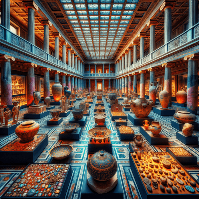 Museo Archeologico Nazionale di Taranto - MArTA. Immergiti nella storia antica esplorando una delle più ricche collezioni di artefatti della Magna Grecia, inclusi gioielli e ceramiche rari.