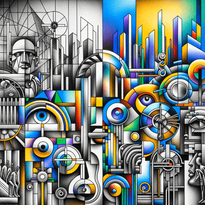 Modernismo Contro Postmodernismo: Dialoghi nell'Arte. Confronta e contrasta le principali caratteristiche e filosofie dietro al Modernismo e al Postmodernismo, esaminando come ogni movimento abbia risposto alle sue specifiche condizioni culturali e storiche. Modernismo Contro Postmodernismo: Dialoghi nell'Arte. Confronta e contrasta le principali caratteristiche e filosofie dietro al Modernismo e al Postmodernismo, esaminando come ogni movimento abbia risposto alle sue specifiche condizioni culturali e storiche.