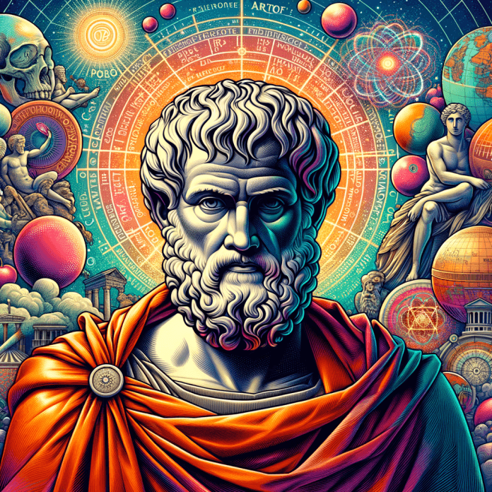 Aristotele e la sua teoria e filosofia