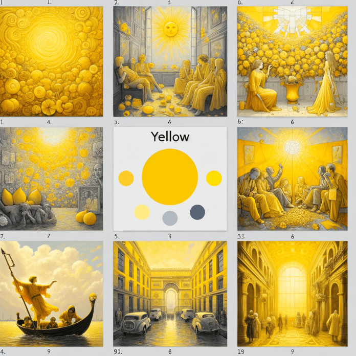5 Artisti che Usano il Giallo nelle Loro Opere Il colore giallo è spesso associato alla felicità, all'energia e alla luce del sole. In questo articolo, esploreremo cinque artisti che hanno saputo utilizzare il giallo in modo magistrale nelle loro opere, creando capolavori che risuonano con il pubblico. Scopriamo insieme chi sono questi artisti e come il giallo ha influenzato il loro lavoro.