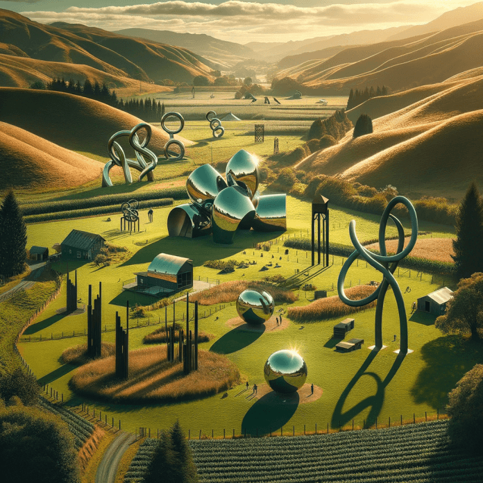 "Gibbs Farm: Sculture Monumentali nella Nuova Zelanda Rurale" Prenota una visita alla Gibbs Farm per esplorare una delle più straordinarie collezioni di sculture all'aperto, da Anish Kapoor a Richard Serra. "Gibbs Farm: Sculture Monumentali nella Nuova Zelanda Rurale" Prenota una visita alla Gibbs Farm per esplorare una delle più straordinarie collezioni di sculture all'aperto, da Anish Kapoor a Richard Serra.