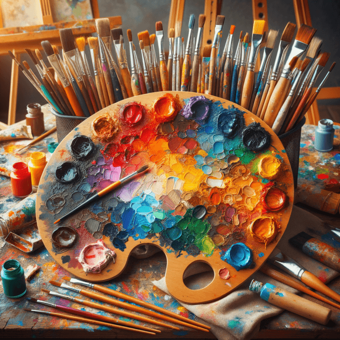 palette artista