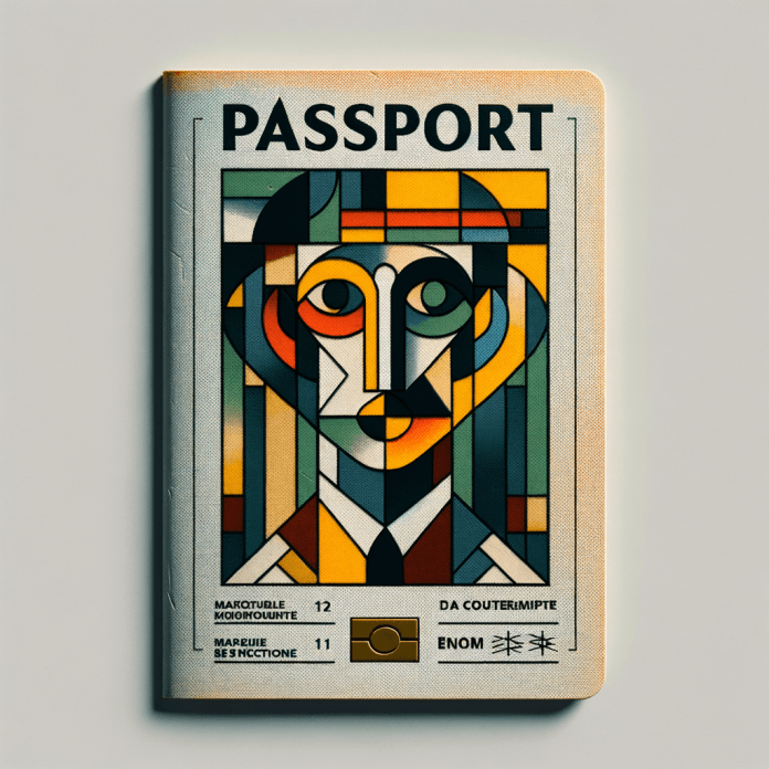 "Picasso lo straniero"passaporto francese di pablo picasso