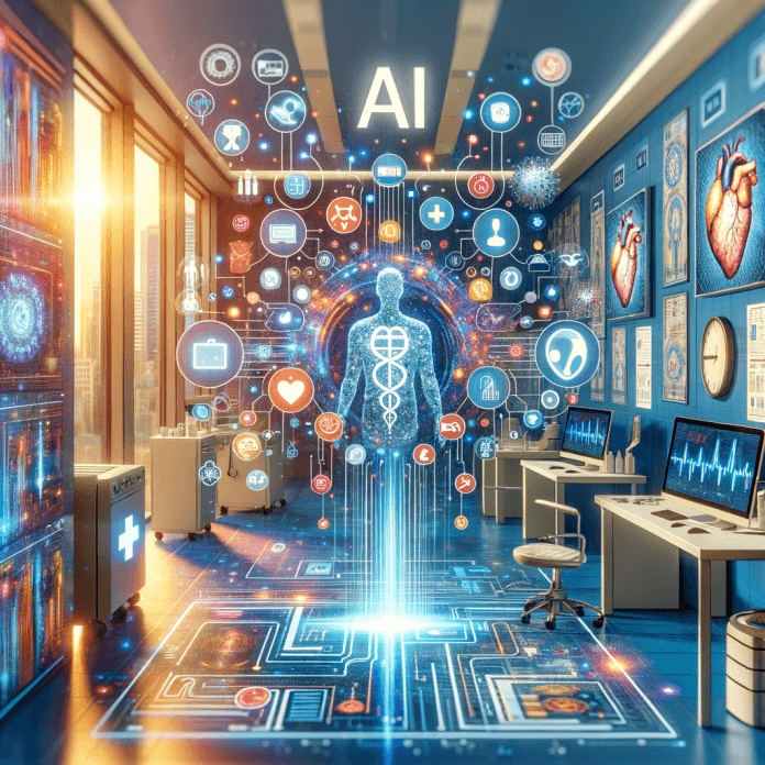 "IA nel Settore Sanitario: Rivoluzionare la Cura dei Pazienti" Un'analisi di come l'intelligenza artificiale sta migliorando la cura dei pazienti e trasformando il settore sanitario. "IA nel Settore Sanitario: Rivoluzionare la Cura dei Pazienti" Un'analisi di come l'intelligenza artificiale sta migliorando la cura dei pazienti e trasformando il settore sanitario.