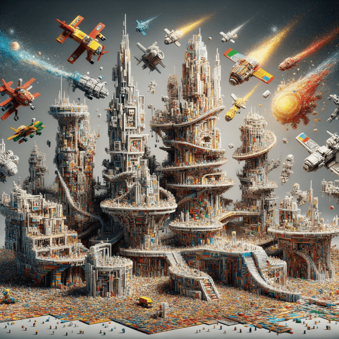 Quando le LEGO diventano vere e proprie opere d'arte di milioni di mattoncini Quando le LEGO diventano vere e proprie opere d'arte di milioni di mattoncini