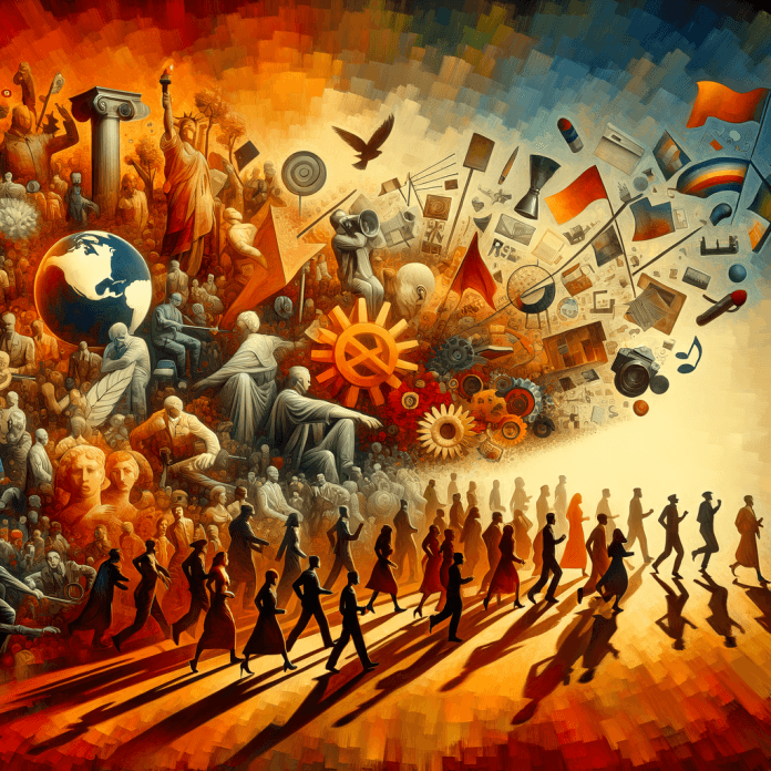 Qual è il ruolo dell'arte nella propaganda politica? Esplora come governi e movimenti hanno utilizzato l'arte per veicolare ideologie. Qual è il ruolo dell'arte nella propaganda politica? Esplora come governi e movimenti hanno utilizzato l'arte per veicolare ideologie.