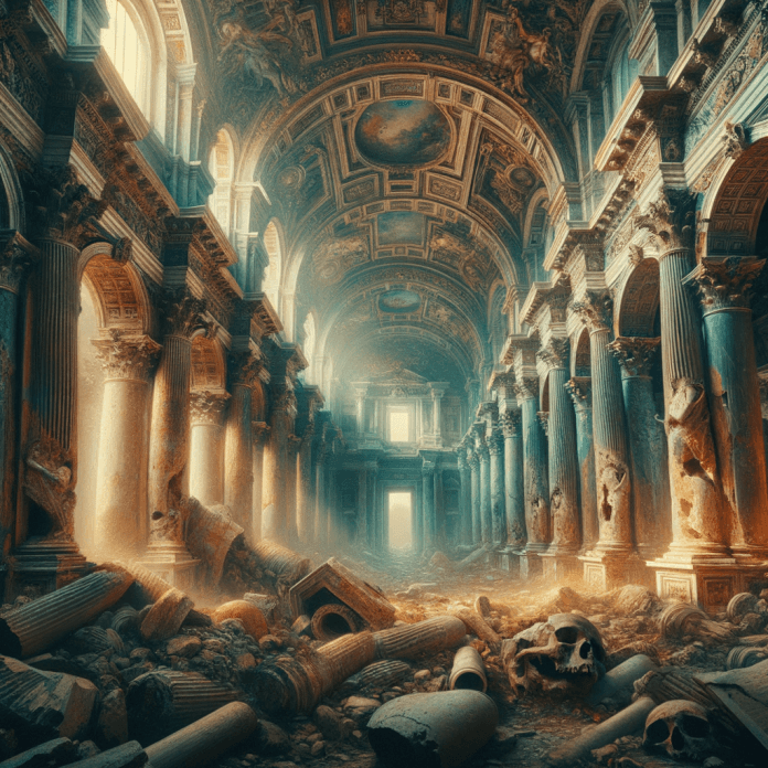 Il Fascino delle Rovine nell'Arte: Decadenza, Memoria e Romanticismo - Scopri come le rovine sono diventate un simbolo potente di nostalgia e grandezza perduta nell’arte Il Fascino delle Rovine nell'Arte: Decadenza, Memoria e Romanticismo - Scopri come le rovine sono diventate un simbolo potente di nostalgia e grandezza perduta nell’arte