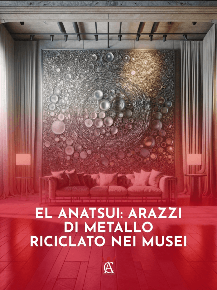 El-Anatsui-Arazzi-di-Metallo-Riciclato-nei-Musei El-Anatsui-Arazzi-di-Metallo-Riciclato-nei-Musei