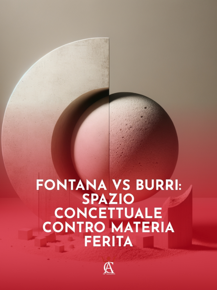 Fontana-vs-Burri-Spazio-Concettuale-Contro-Materia-ferita