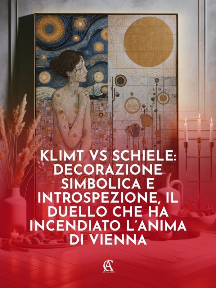 Klimt-vs-Schiele-Decorazione-Simbolica-e-Introspezione-il-Duello-Che-Ha-Incendiato-lAnima-di-Vienna