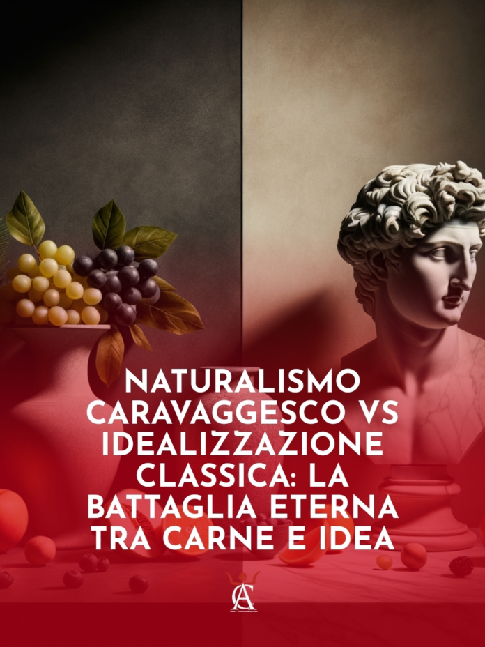 Naturalismo-Caravaggesco-vs-Idealizzazione-Classica-la-Battaglia-Eterna-Tra-Carne-e-Idea