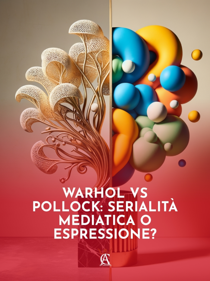 Warhol vs Pollock: Serialità Mediatica o Espressione?