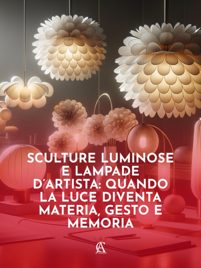 Sculture-Luminose-e-Lampade-dArtista-Quando-la-Luce-Diventa-Materia-Gesto-e-Memoria Sculture-Luminose-e-Lampade-dArtista-Quando-la-Luce-Diventa-Materia-Gesto-e-Memoria